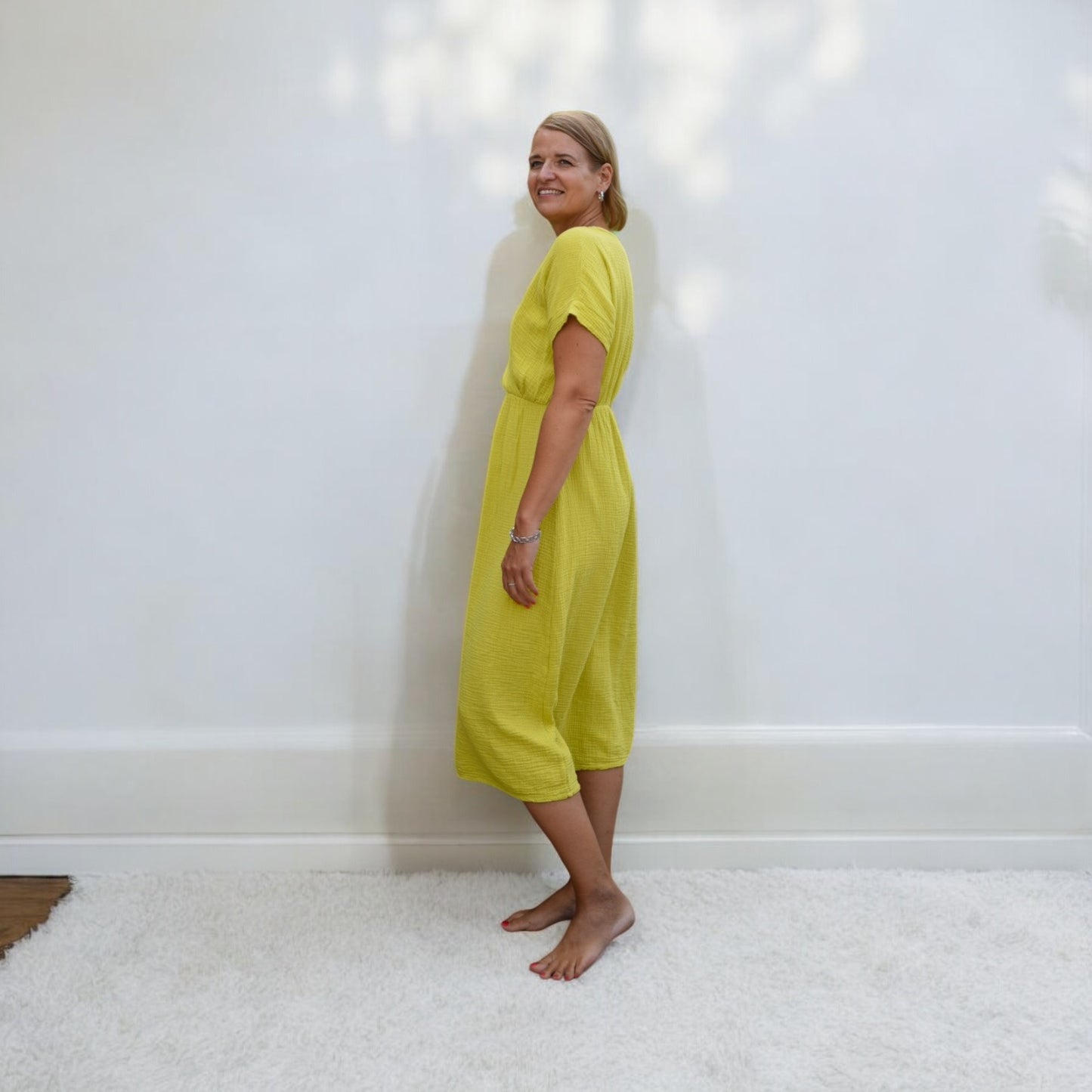 Midikleid "Josi" aus Musselin bis Größe 36-42