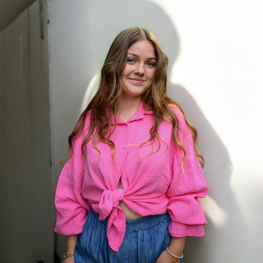 Croppedbluse "Carrie" aus Musselin