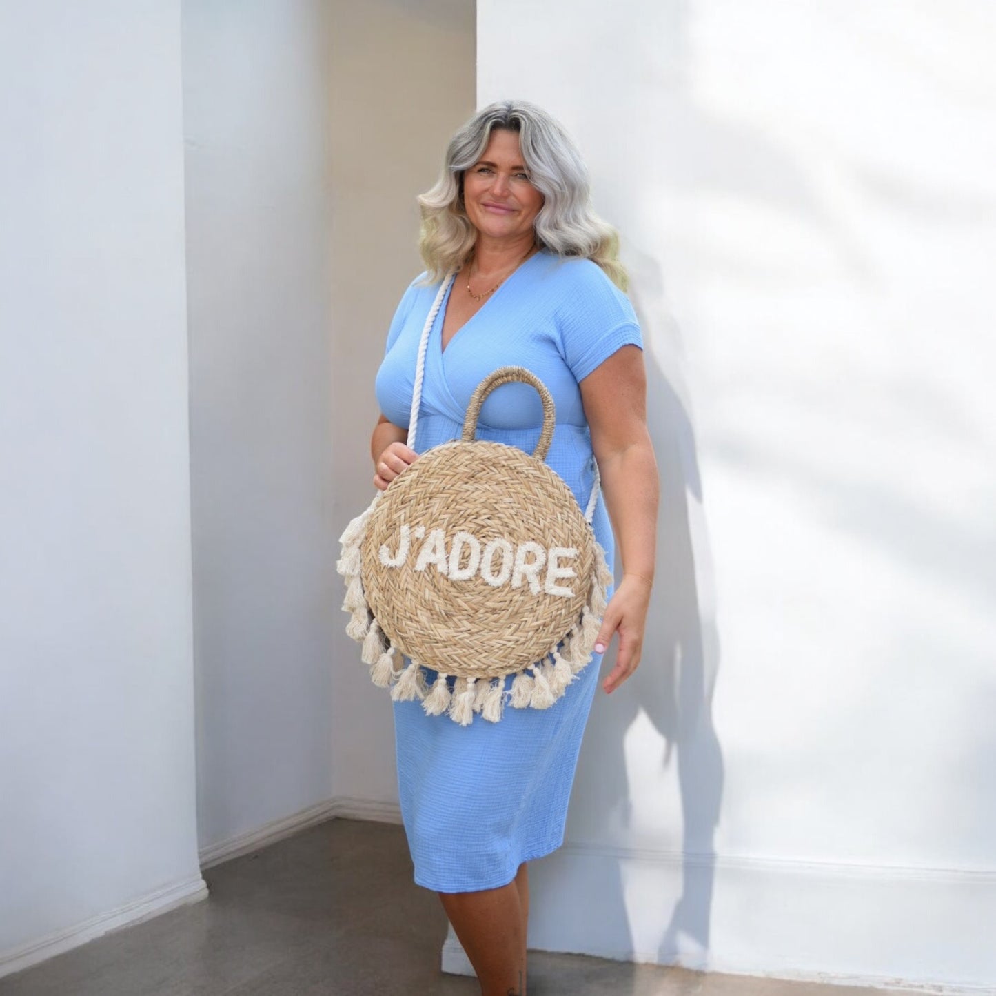Midikleid "Josi" aus Musselin bis Größe 36-42