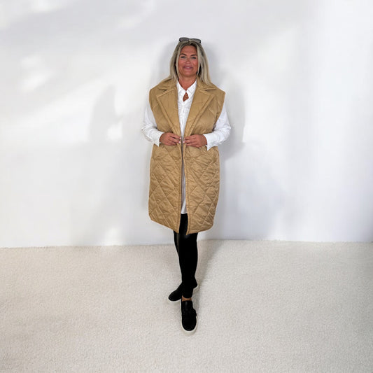 Elegante Steppweste TALL