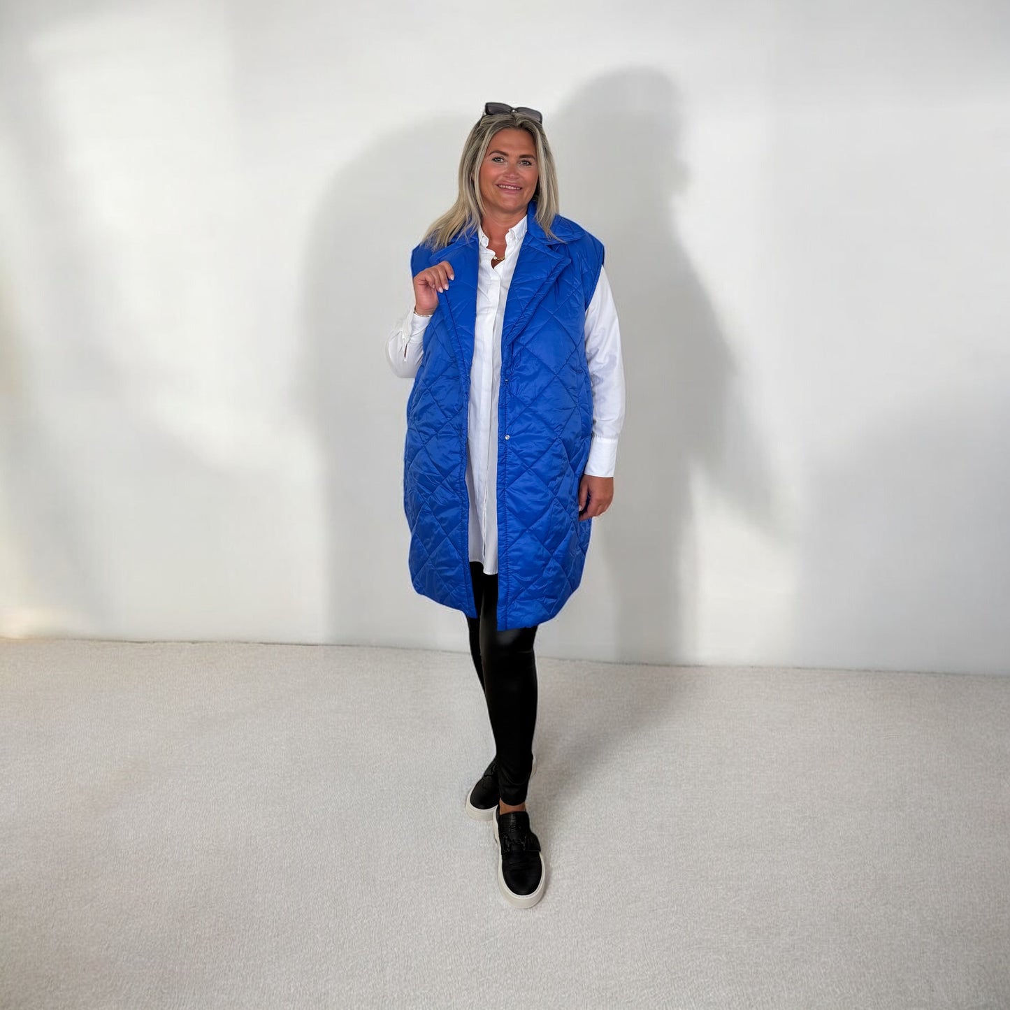 Elegante Steppweste TALL