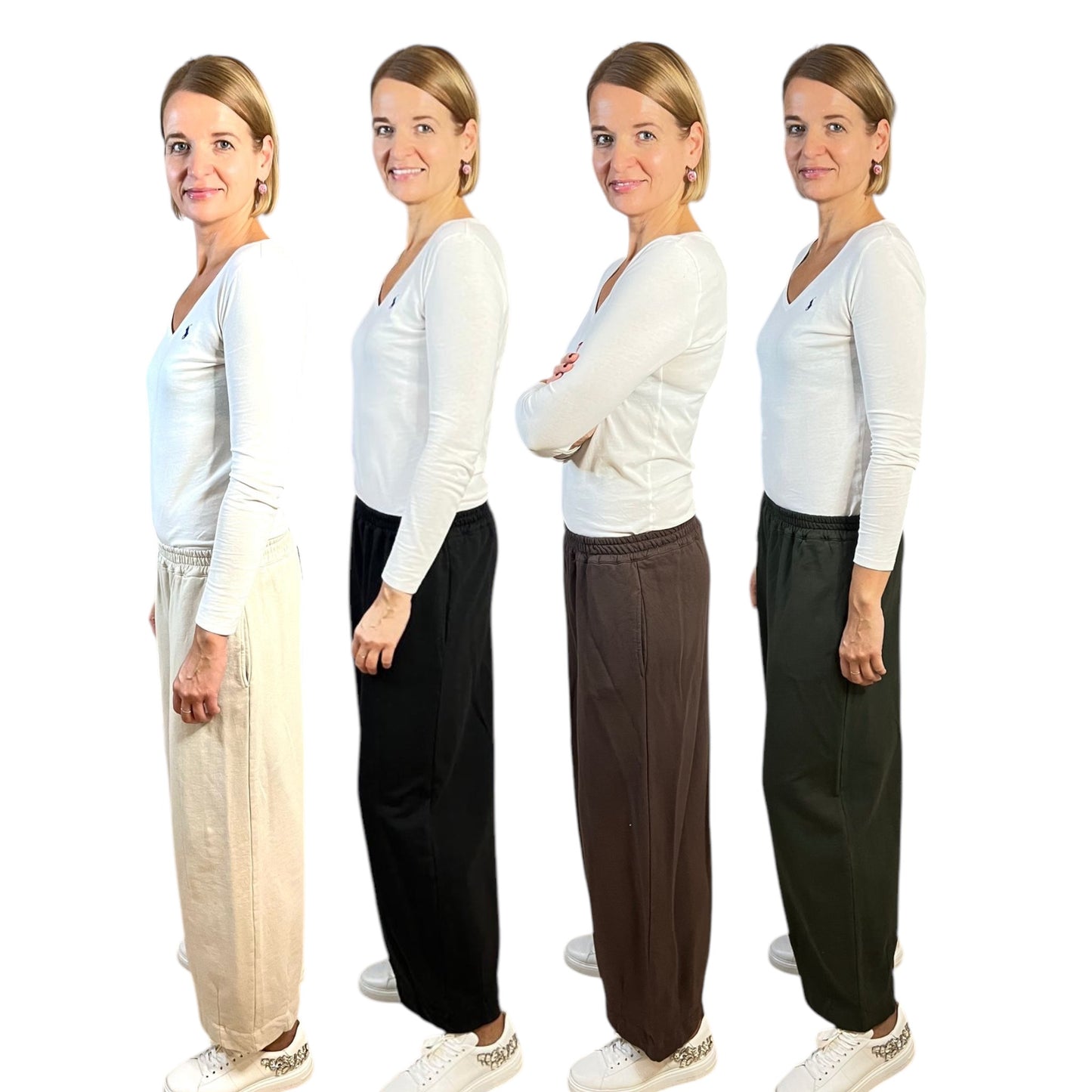 Damen Hosen Wide Leg