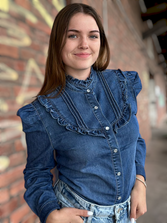 Jeansbluse "Mia"