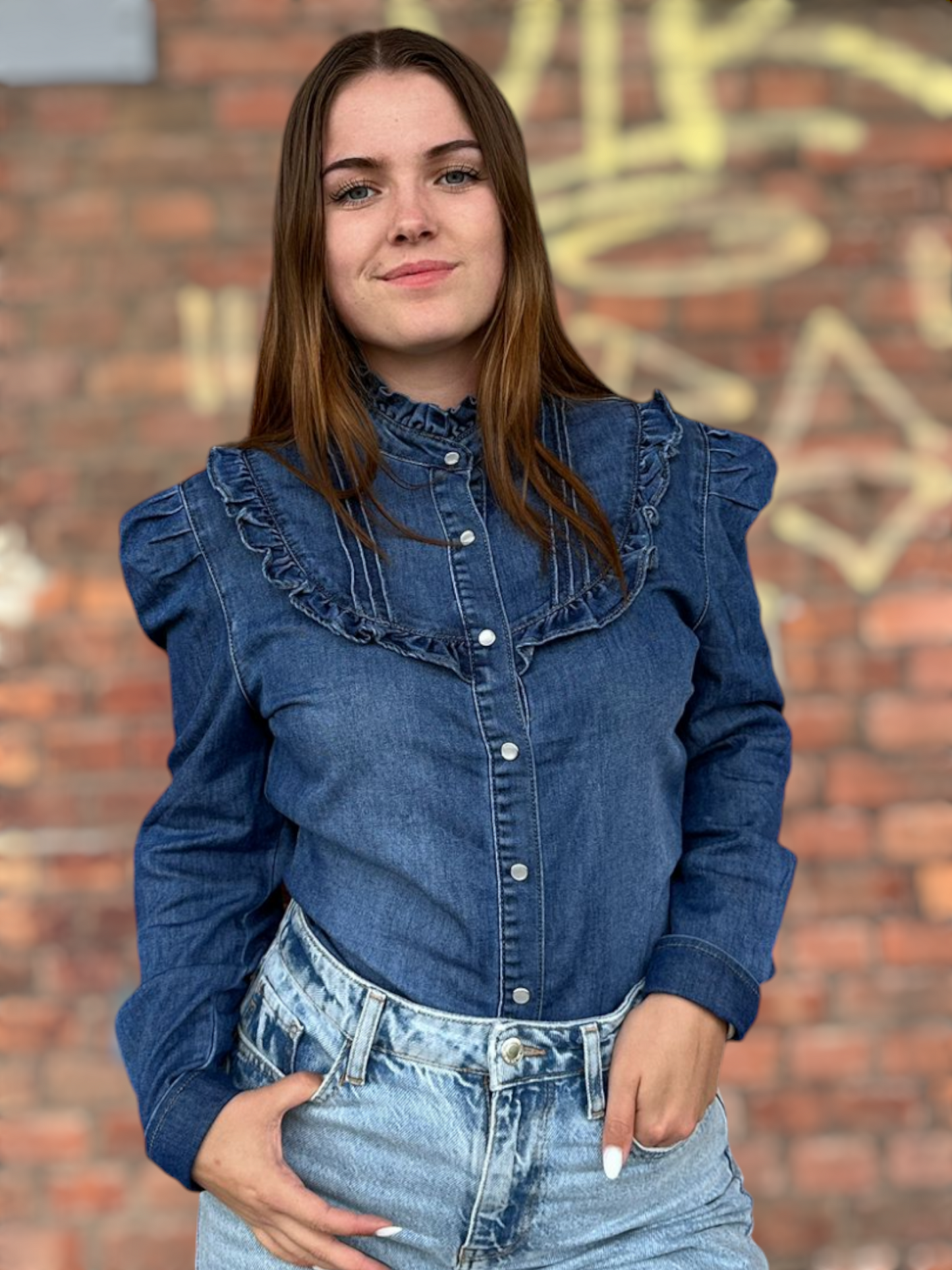 Jeansbluse "Mia"