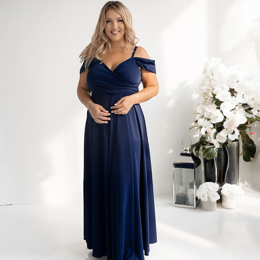 Abendkleid off-shoulder