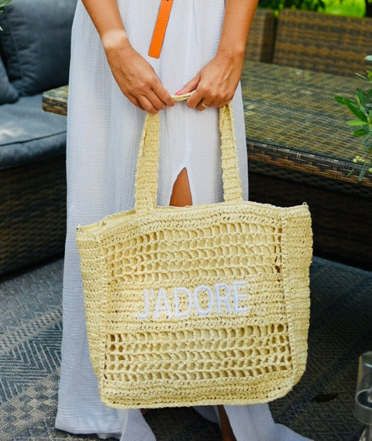 Geflochtener Shopper "Jadore"