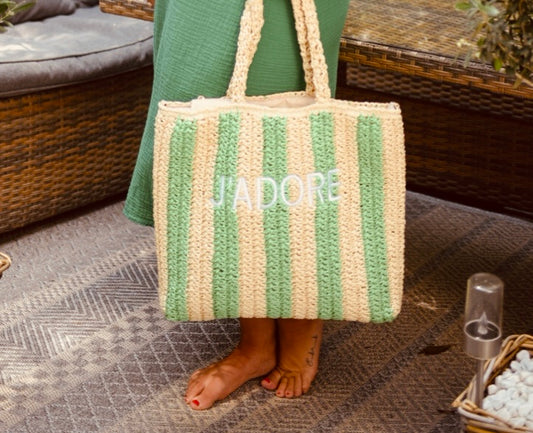 Gestrickter Shopper "Jadore"